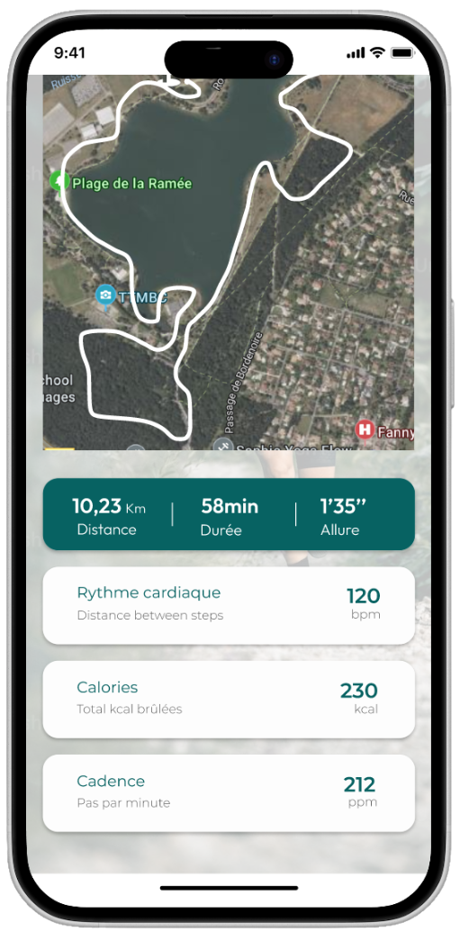 Application mobile GPS